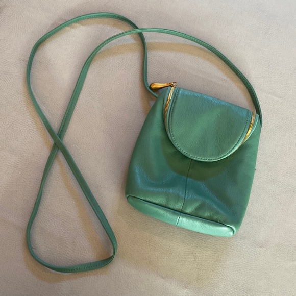HOBO Handbags - HOBO Fern Garden Green Leather Crossbody Bag